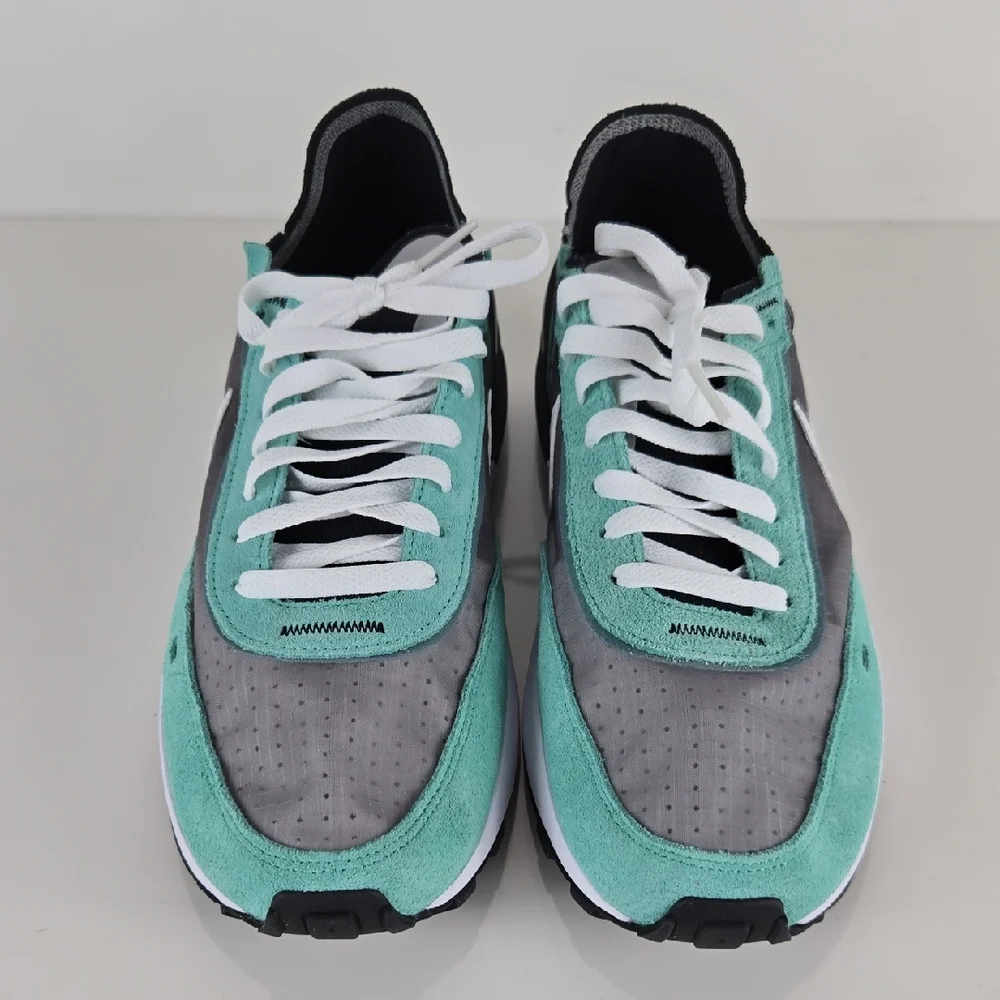 Nike Waffle One Teal & Black Running Shoes 9 - Picture 6 of 15